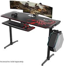 Amazon Com Eureka Ergonomic Im60 Gaming Desk 60 I Shaped Pc Computer Gaming Tables Mechanical Adjustable Computer Desk Height Adjustable Computer Desk Desk