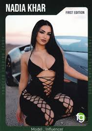 Nadia Khar 2024 FanGear VIP 1st Edition Set 5 Rookie Card 513 RC Adult  Model | eBay