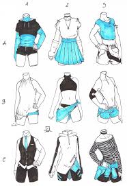 There should be creases around the elbows and at the waist, as well as near the shoulders, ankles and wrists. Female Outfit Ideas Drawing
