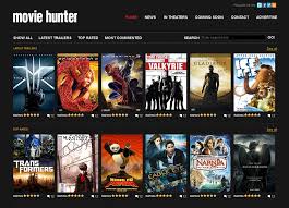 Free Website Template Movie Hunter Free Web Templates All Free Web Resources For Designer Web Free Website Templates Website Template Free Web Template