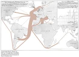 Minard S Map Of French Wine Exports For 1864 Flow Map Map Layout Flow Map History Of Wine