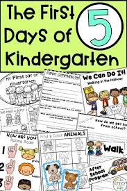 Plan A Successful First Week Of Kindergarten Everything You Need For Back To School Parent L Kindergarten First Week Kindergarten First Day School Activities