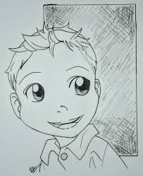 Day 7 Of The Challenge One Of My Family Members Was The Prompt This Time I Chose To Draw My Little Brother Drawings Artwork Male Sketch