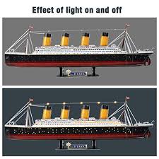 Sneaker american style 108pc 3d puzzle buildings. 3d Puzzle Led Titanic 35 Large Ship Model Kits Watercraft 266 Pieces 3d Puzzles For Adults Titanic Model Anniversary Wedding Gifts For Couple Long Distance Relationships Gifts Valentines Gift Buy Online In