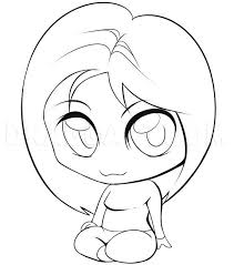 How to draw a person with legs crossed on a bench. How To Draw A Simple Chibi Step By Step Drawing Guide By Dawn Dragoart Com