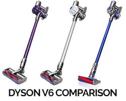 Dyson V6 Comparison Chart Compare Model Features Tools