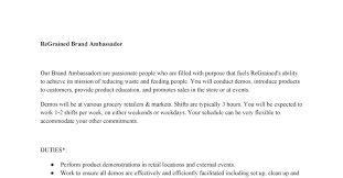 Search new brand ambassador jobs find your next job and see who is recruiting and apply directly on jobrapido.com. Brand Ambassador Job Description Pdf Docdroid