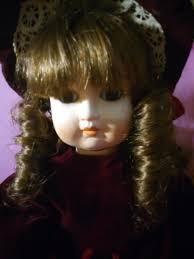 Gordon Gorham Porcelain Doll "Stephanie" Wind-up Plays Music