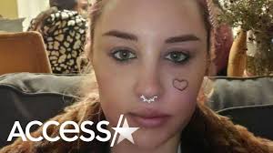 Amanda Bynes Appears To Have Gotten A Face Tattoo Youtube