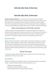 Belinda Aka Bely Collection Belinda Aka Bely Collection