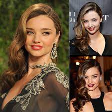 20 Stars With A Signature Beauty Look Miranda Kerr Hair Hair Beauty Casual Wedding Hair