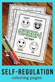 1) look at the faces and colour the boxes to match the person's zone of regulation. Self Regulation Coloring Pages Self Regulation Emotional Regulation Social Emotional Development