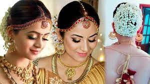 Actress Bhavana Inspired South Indian Bridal Look Affordable Drugstore Youtube Bridal Hair Pictures Bhavana Actress Bridal Looks