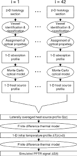 Flow Chart Of The Optical Thermal Modeling Technique Using A
