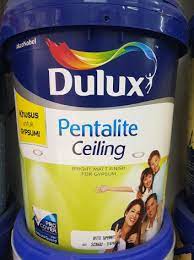 Hub kantor kami ☎ 021 22549987 atau wa : Jual Cat Dulux Pentalite Ceiling Putih 25 Kg Cat Khusus Plafon Gypsum Jakarta Timur Perdana Paint Tokopedia