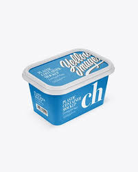 Matte Plastic Container Mockup Half Side View In Pot Tub Mockups On Yellow Images Object Mockups Mockup Free Psd Free Psd Mockups Templates Mockup Free Download