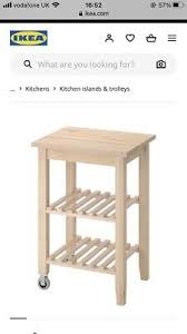 Kitchen utensil rack, stainless steel. Ikea Kitchen Trolley 60 00 Picclick Uk