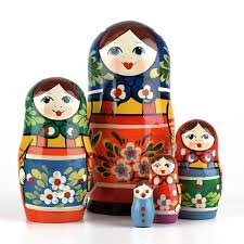 Colorful Russian Nesting Doll This Authentic Wooden Russian Nesting Doll Was Handmade Using The Traditiona Nesting Dolls Russian Nesting Dolls Stacking Dolls