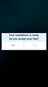 Based on the horror movie countdown, this app will predict exactly how long is left . Countdown Death App 1 6 Download Android Apk Aptoide