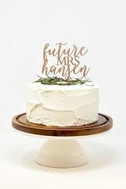 Future Mrs Cake Topper Custom Bridal Shower Cake Topper Etsy Bridal Shower Cake Topper Bridal Shower Cakes Rustic Bridal Shower Rustic