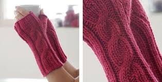 So fingerless gloves or mittens actually give you both warmth and tactile freedom, without having to remove your gloves every time you need to touch or take a look at these free knitting patterns to learn how to knit a pair of simple and stylish mittens. One Cable Knitted Fingerless Mitts Free Knitting Pattern