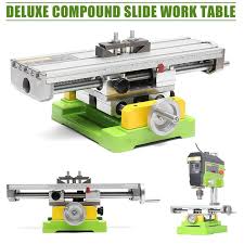 Premium Compound Cross Slide Working Table Adjustment X Y Milling Working Cross Table 6350 Bench Vise Drilling