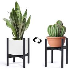 Amagabeli 10 inch metal potted plant stand. Buy Klvied Indoor Plant Stand Metal Planter Stand With Plant Bag Outdoor Potted Plant Holder Mid Century Flower Pot Stand 12 Inches For Patio Garden Corner Balcony Living Room Bedroom Black Online