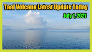 Over the past 24 hours, taal volcano erupted an ash plume up to 800 meters high. Taal Volcano Update Today July 1 2021 Actual Situation Footage Youtube
