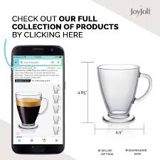 We did not find results for: Buy Joyjolt Declan Coffee Mug Glass Coffee Mugs Set Of 6 Clear Glass Coffee Cups 16 Oz With Handles For Hot Beverages Cappuccino Latte Big Tea Cup Crystal Clear Glass Cups