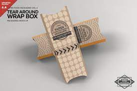 Download Tear Around Wrap Packaging Mockup Packaging Mockup Free Packaging Mockup Packaging