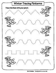Let Your Kids Practice Their Fine Motor Skills By Tracing The Ice Skating Pa Pattern Worksheets For Kindergarten Fine Motor Skills Activities Pattern Worksheet