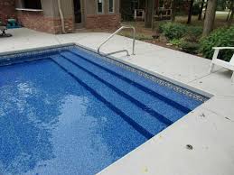 An inground vinyl liner pool is a combination of wall panels, a foundational base, and of course, the vinyl liner. Picture Of Vinyl Liner Pools