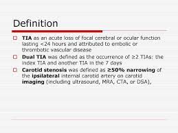 A tia should never be ignored. Ebm Transient Ischemic Attack Ppt Download