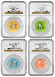 Maybe you would like to learn more about one of these? 2014 Transnistria Plastic Ruble 4 Coin Set Ngc Ms70 Moderncoinmart