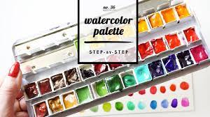 May 25, 2016 · 5 tips for setting up a watercolor palette ignore color names; Setting Up A New Watercolor Palette Step By Step Youtube