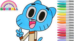 The amazing world gumball coloring book episode pages cool. The Amazing World Of Gumball Coloring Book Episode Coloring Pages Rainbow Splash Youtube