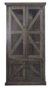 Reclaimed vintage white shabby chic cottage painted corner hutch china cabinet cupboard. Rustic Corner Hutch Ah30796
