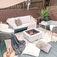 Vonhaus Com On Instagram Garden Goals How Amazing Does Our Faux Concrete Chamfered Edge Fire Pit Look Here Tap In 2020 Fire Pit Outdoor Furniture Sets Home