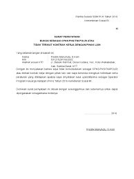 Yang bertanda tangan di bawah ini : Surat Pernyataan Bukan Sebagai Cpns Pns Tni Polri