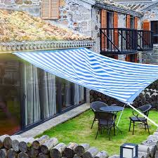 Shade sails offer easy, breezy shelter from the hot summer sun Novashion Sun Shade Sail Rectangle 6 5x19 7 Ft 85 Uv Block Heavy Duty Shade Cloth Wind Proof Sun Proof Sunshade Canopy Over 3 Years Used Outdoor Sand Color Walmart Com Walmart Com