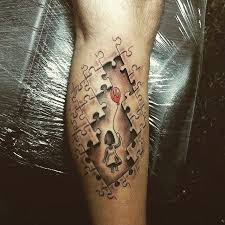 Pin By Big Tattoo On Horror Tatts Tattoo Designs For Women Puzzle Tattoos Tattoos For Guys