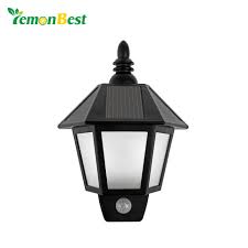 Lemonbest Waterproof Led Solar Light Modern Outdoor Lighting Motion Sensor Activated Hexagonal Wall Lamp For Garden Decoration Light Lamp Shade Lamp Works Lightinglamp Colour Aliexpress