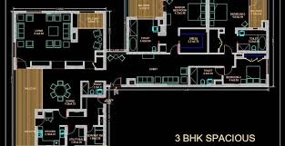 Maybe you would like to learn more about one of these? 3 Bhk Flat Apartment Dwg Layout Plan Autocad Dwg Plan N Design