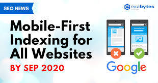 Google Mobile First Indexing For All Websites By September 2020 In 2020 All Website Seo News Website
