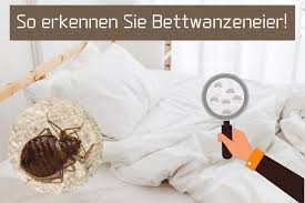 Bettwanzen sind sehr kleine, braune insekten mit ovaler form. So Sehen Eier Von Bettwanzen Aus Mit Bild Gartenlexikon De