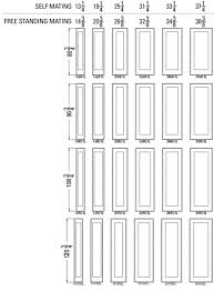 pgt french door size chart