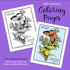 This march i'm walking 10. Every Bird And Insect Coloring Page Flanders Family Homelife