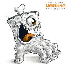 Learn how to draw cute monsters and creatures with letters Chris Ryniak Is Creating Friendly Monster Drawings Patreon Cute Monsters Drawings Monster Drawing Cute Drawings