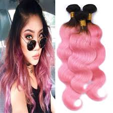 It is a shirt with black hair and pink ends. Amazon Com Zara Hair Black And Pink Ombre Brazilian Hair Extensions Bundles Body Wave Wavy Two Tone 1b Pink Human Hair Weave 3pcs Lot Light Pink Virgin Hair Wefts 20 20 20 Inch Beauty