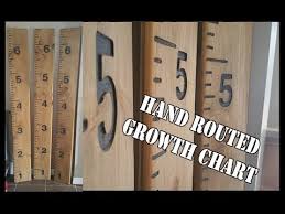 how to make a child growth chart ruler using a router